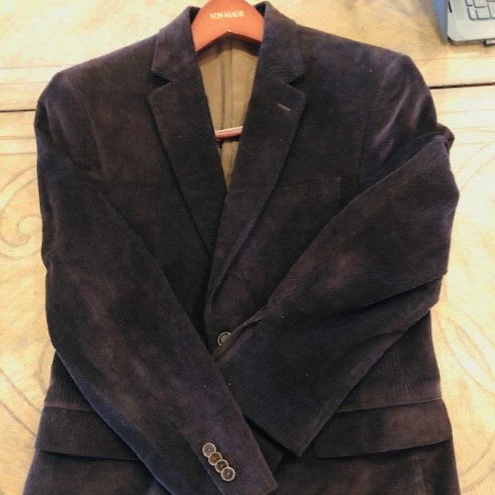 Michael Kors  Brown Corduroy Blazer Sport Coat
